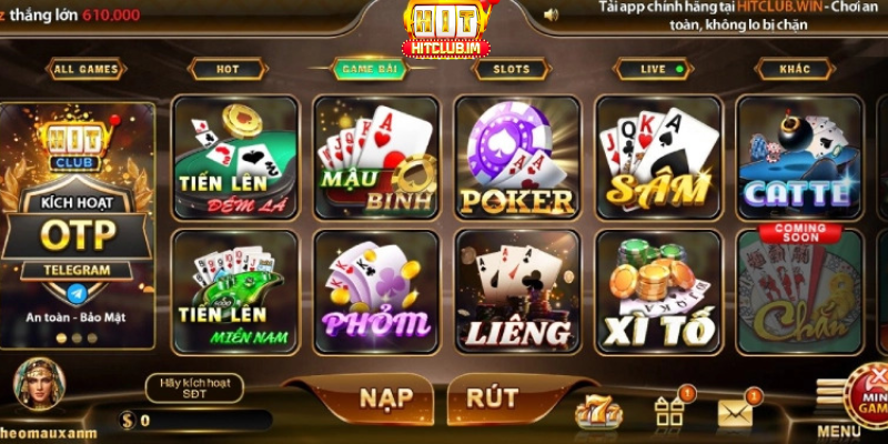 FAQ – Câu Hỏi Liên Quan Đến Hitclub: Giải Đáp Đầy Đủ Và Chi Tiết Nhất 2 Hitclub có nhiều trò chơi hấp dẫn