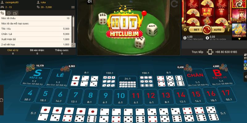 Sicbo Tài Xỉu ở Hitclub có gì nổi bật