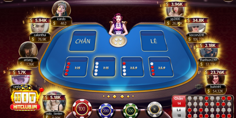 Xóc đĩa online Hitclub được ưa chuộng